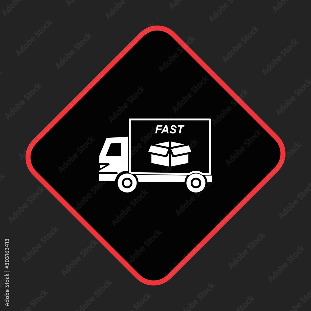 Delivery Truck icon for your project Delivery Truck icon for your project