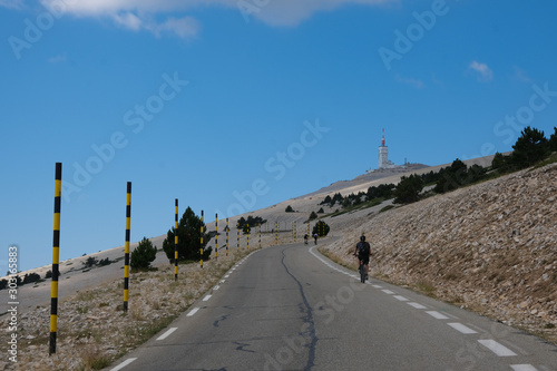 Mont Ventoux the big mountain of the provence in France