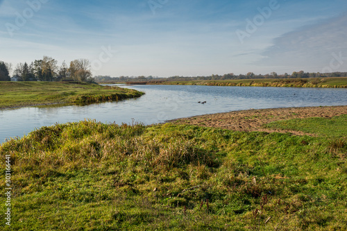 Backwaters of the river Bug near Kuligow, Masovia, Poland photo