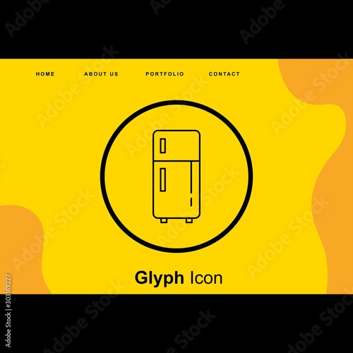  fridge icon for your project