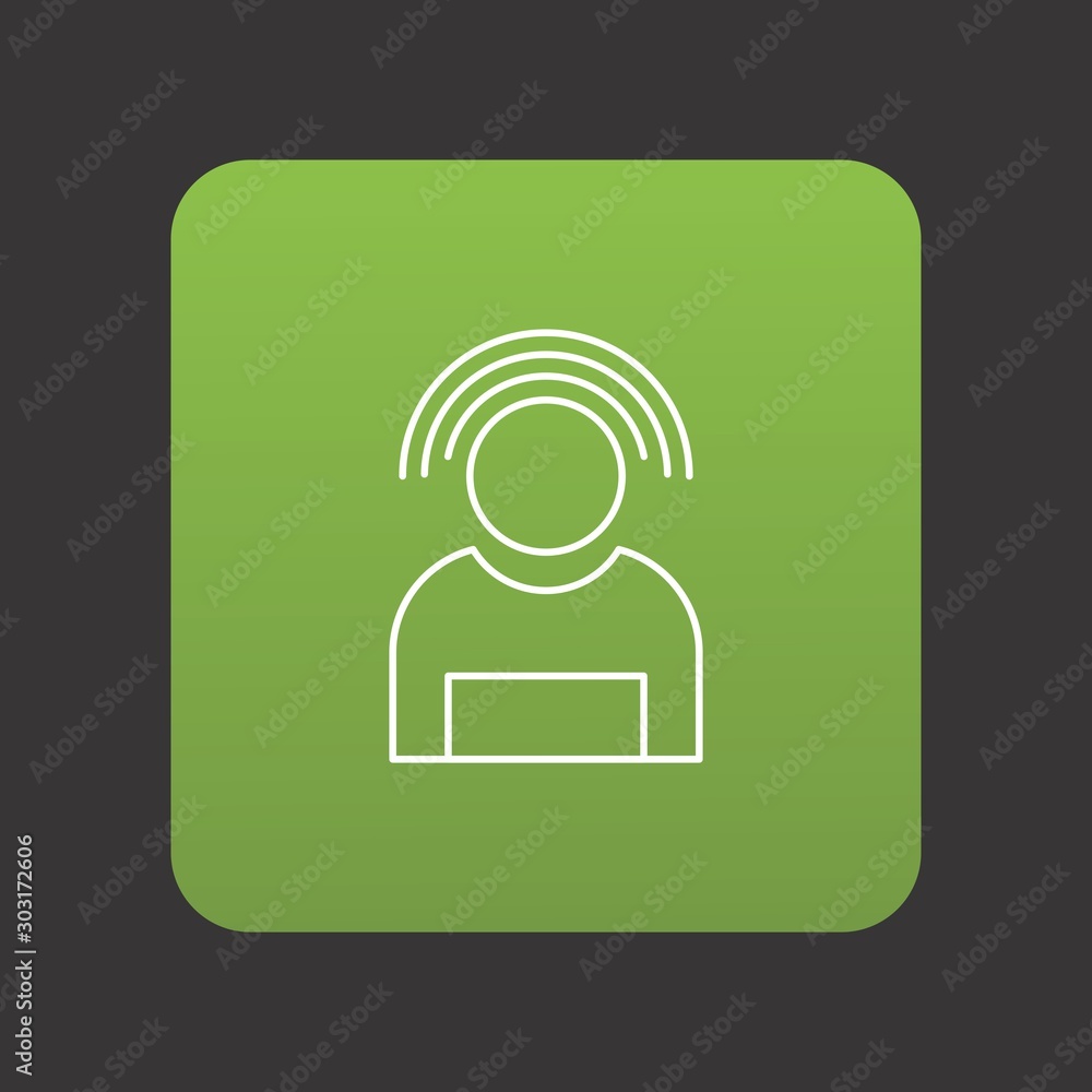 Signal on User icon for your project Signal on User icon for your project