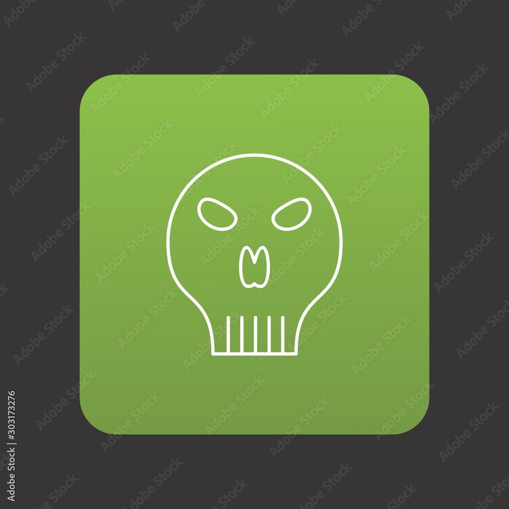 Face Skeleton icon for your project Face Skeleton icon for your project