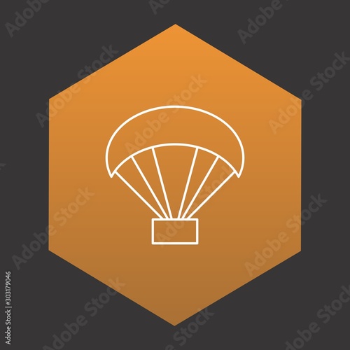  Paraglider icon for your project