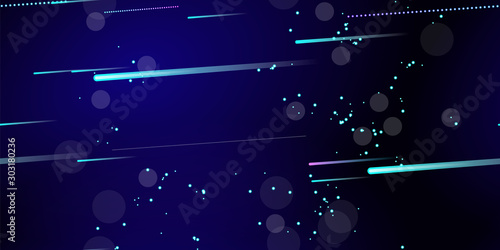 Fast Effect. Motion Neon. Seamless Pattern. Glitch