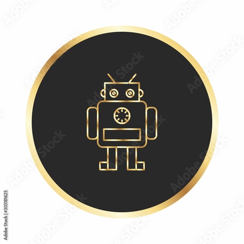 Robot icon for your project