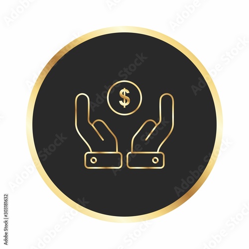 Saving Dollar icon for your project