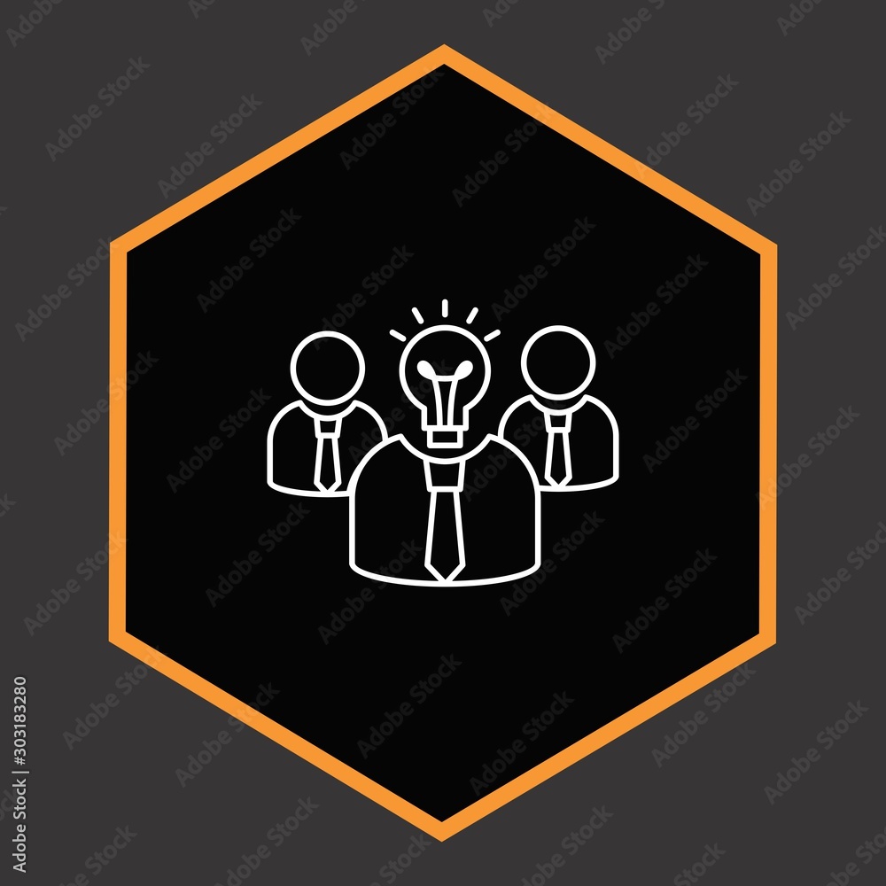 Creative team icon for your project Creative team icon for your project