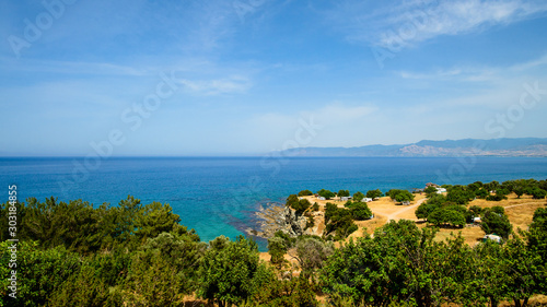 beautiful landscape gulf of the mediterranean wild beach sea
