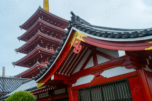  image of Sensoji temple in Tokyo