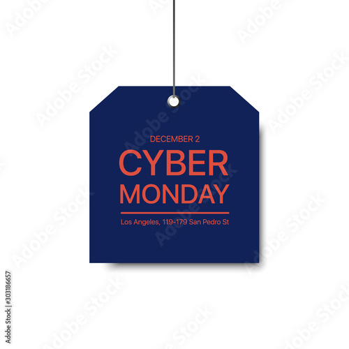 Cyber Monday orange