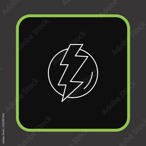 Lightening  icon for your project