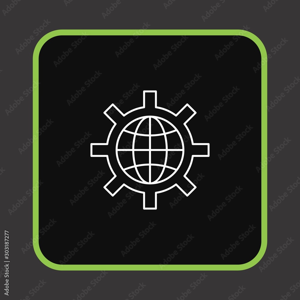 World setting icon for your project World setting icon for your project