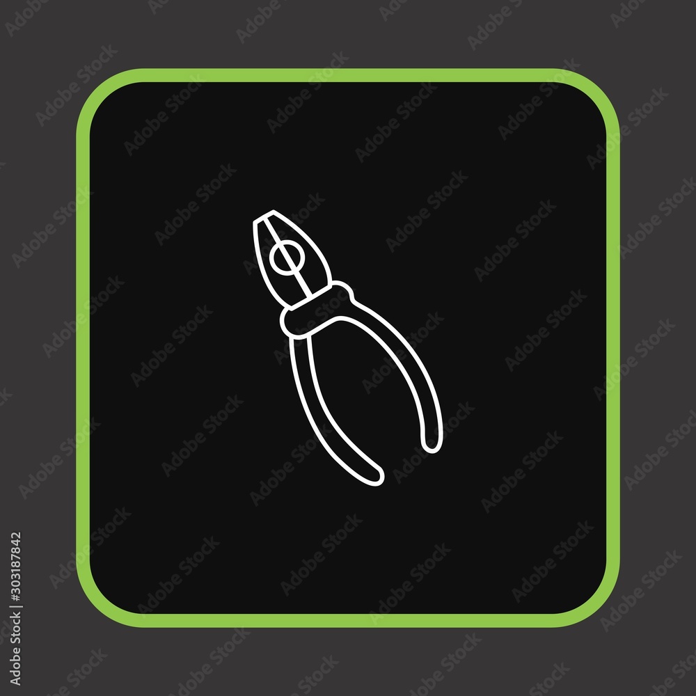 Plier icon for your project Plier icon for your project