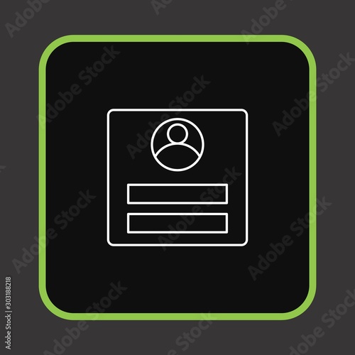  CV icon for your project