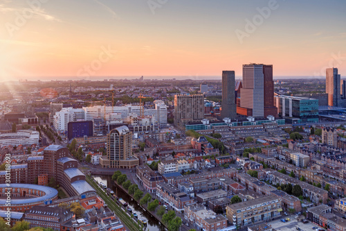 aerial view on the city centre of The Hague © GAPS Photography