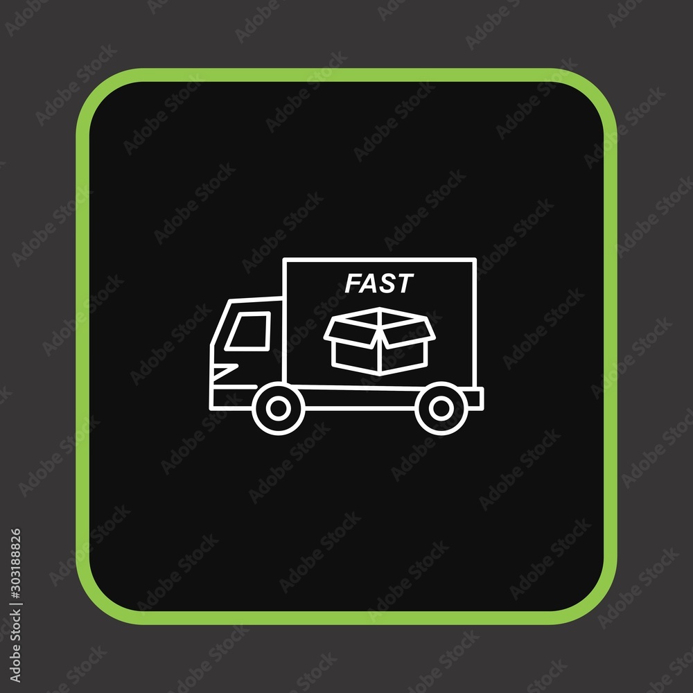 Delivery Truck icon for your project Delivery Truck icon for your project