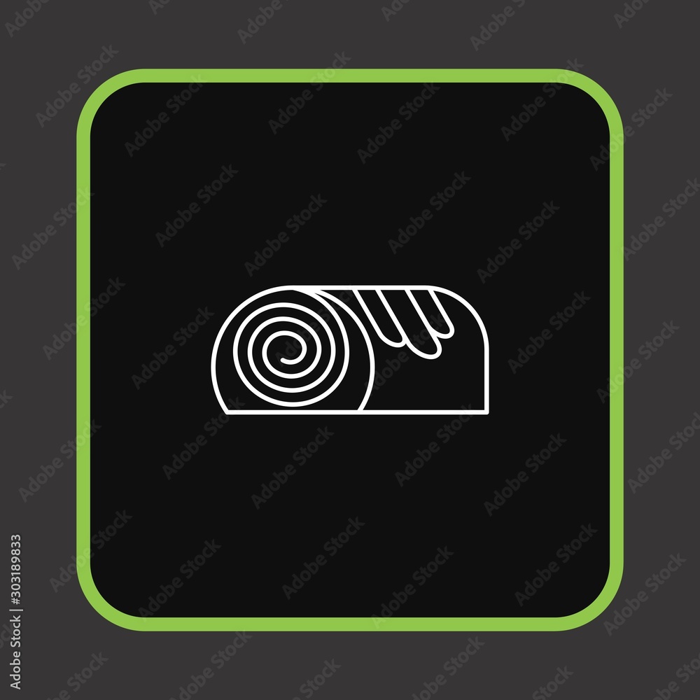 Swiss Roll icon for your project Swiss Roll icon for your project