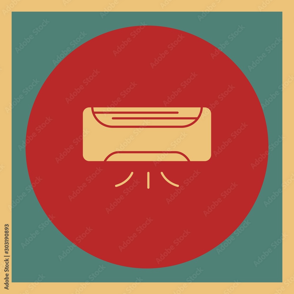 Air conditioner icon for your project Air conditioner icon for your project