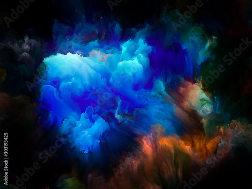 Fototapeta Naklejka Na Ścianę i Meble -  Colorful Abstract Clouds
