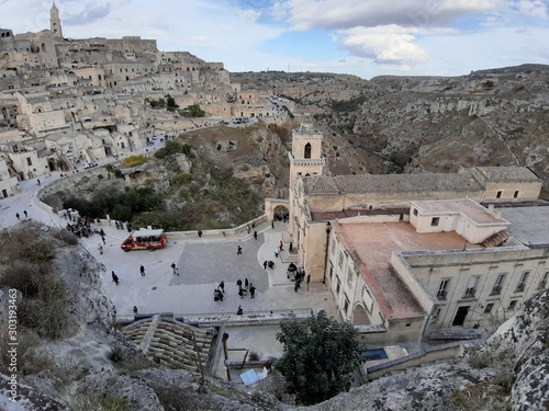 Konstfotografi Matera - San Pietro Caveoso dalla rupe
