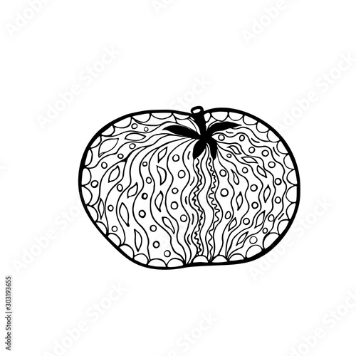 tomato - coloring for children and of adults