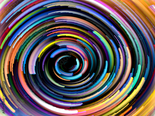 Color Wheel Swirl