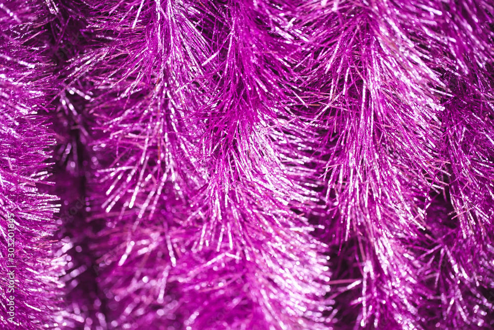 Fototapeta premium Christmas tinsel background
