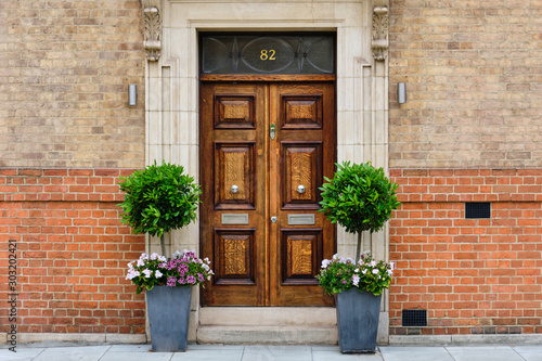 Entrance to Apartment in Sussex Garden, West London.