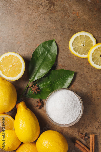 Citric acid and Lemons.