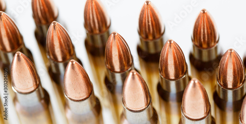 Hunting cartridges of caliber. 308 Win Fototapete