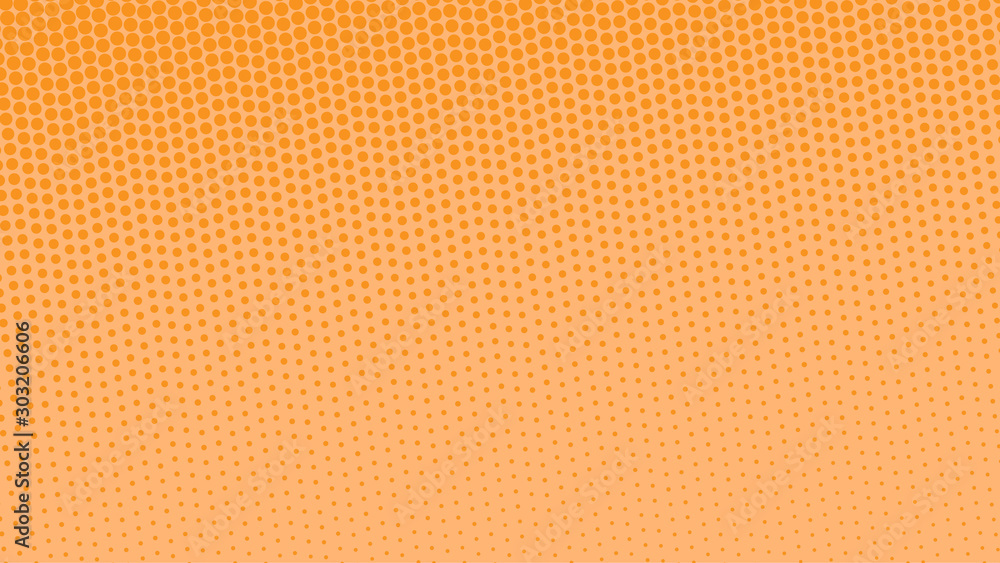 Light orange pop art background in retro comic style with halftone dots, vector illustration of backdrop with isolated dots Light orange pop art background in retro comic style with halftone dots, vector illustration of backdrop with isolated dots