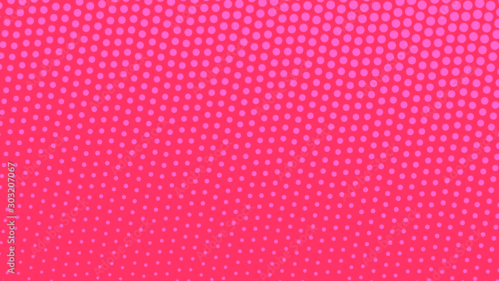 Pink and magenta retro pop art background with halftone dots Pink and magenta retro pop art background with halftone dots