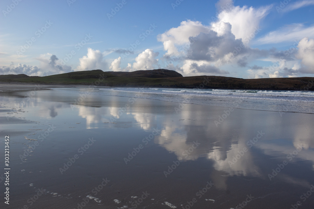 Reflections on Vatersay, Isle of Barra Reflections on Vatersay, Isle of Barra