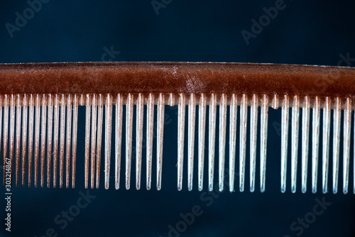 Photography comb from old times, retro, sweden, stockholm