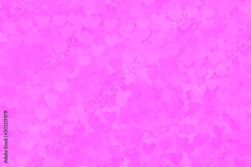 abstract heart of love pattern many small full on frame. fresh pink soft bright pastels color pretty cool background textures space