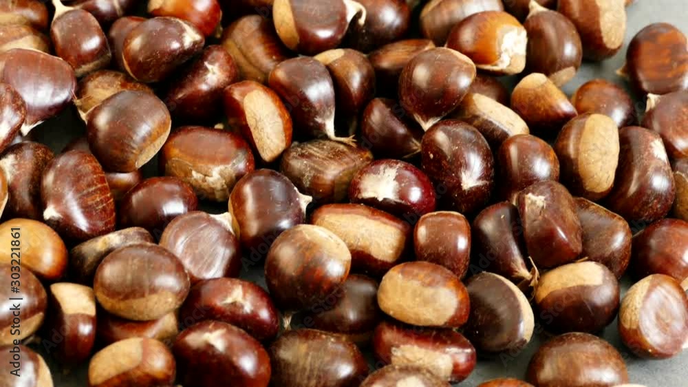 large amount of sweet raw chestnuts. forest products, natural chestnut, chestnuts cooked in a pan, large amount of sweet raw chestnuts. forest products, natural chestnut, chestnuts cooked in a pan,