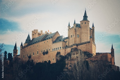 Wallpaper Mural castle at night Torontodigital.ca