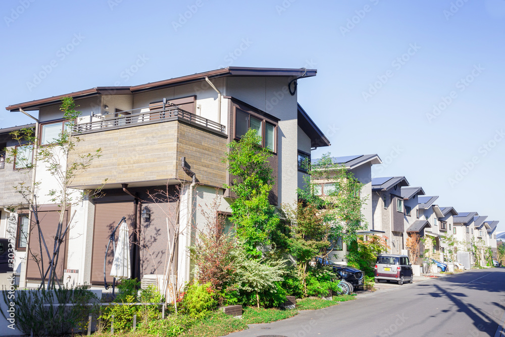 Fototapeta premium 新築住宅地 イメージ