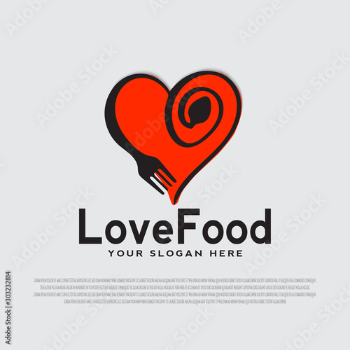 food culinary logo. cooking icon. symbol of organic food. creative restaurant symbols, banner elements, vector illustration elements