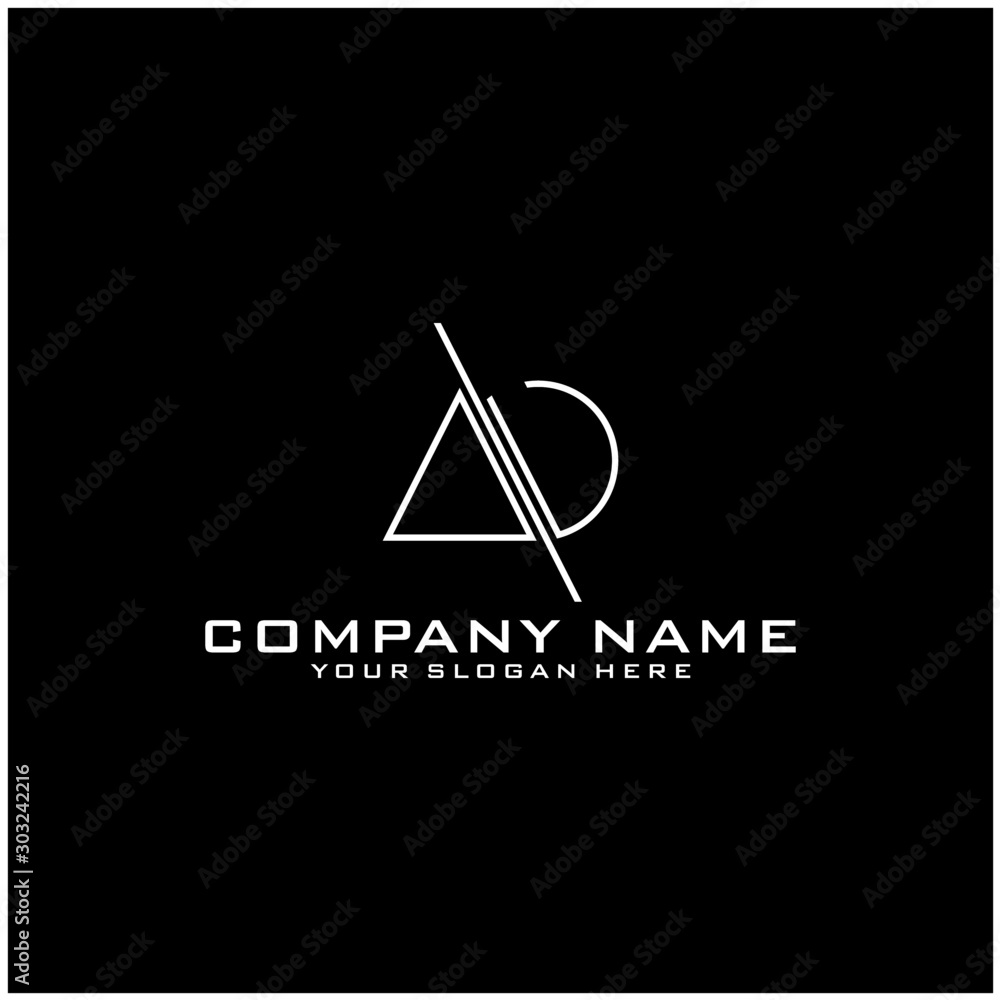 Letter DU logo icon design template elements Letter DU logo icon design template elements