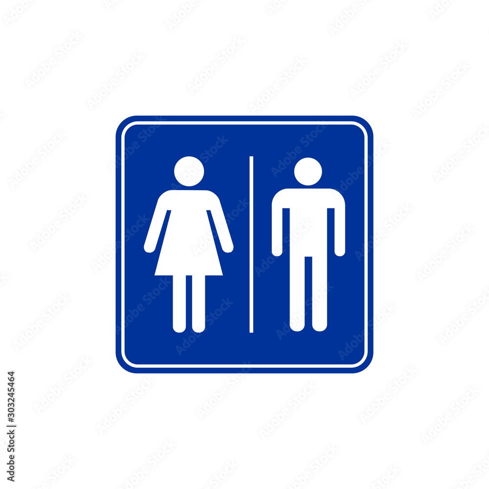 vector toilet sign symbol icon design vector toilet sign symbol icon design