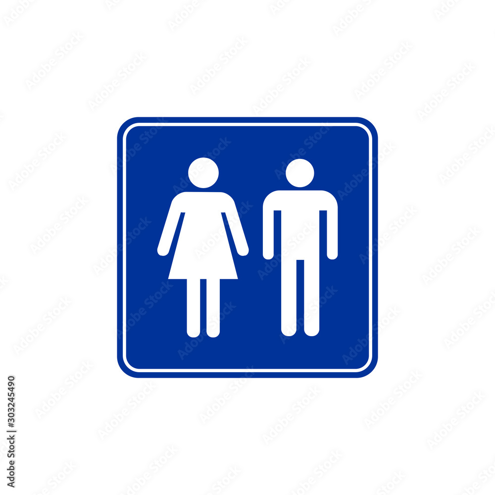 vector toilet sign symbol icon design vector toilet sign symbol icon design