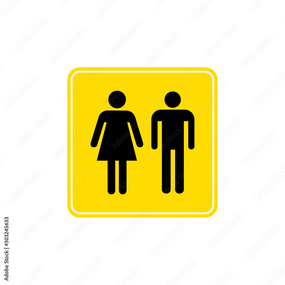 vector toilet sign symbol icon design vector toilet sign symbol icon design