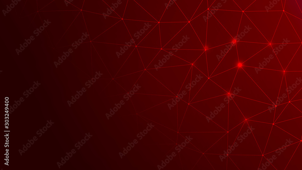 Abstract Red Background with Network Internet Connections. Data Breach, Malware, Cyber Attack, Hacking Abstract Red Background with Network Internet Connections. Data Breach, Malware, Cyber Attack, Hacking
