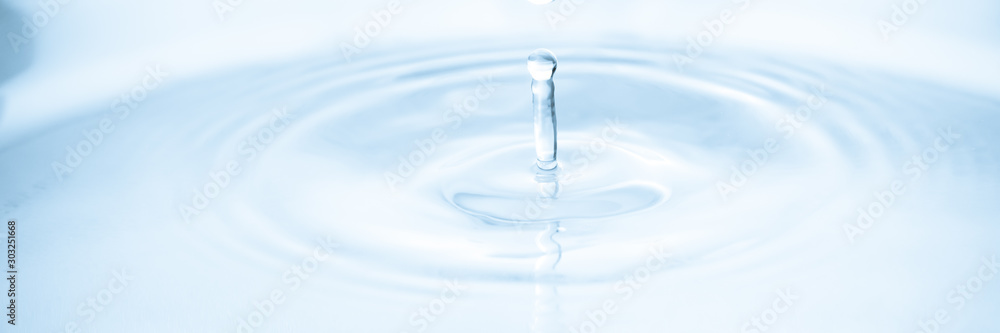 Water drop splash, droplet of falling water Water drop splash, droplet of falling water