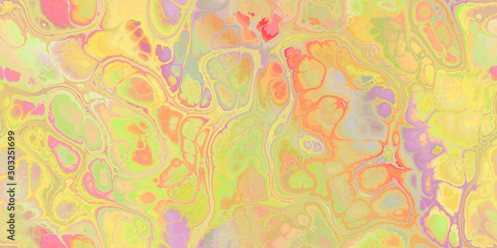 yellow, orange, purple, pink marbleized seamless tile yellow, orange, purple, pink marbleized seamless tile