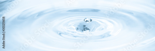 Water drop splash  droplet of falling water