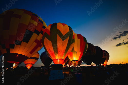 Hot air balloons