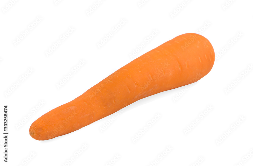 Fresh Carrot an isolated on white background Fresh Carrot an isolated on white background