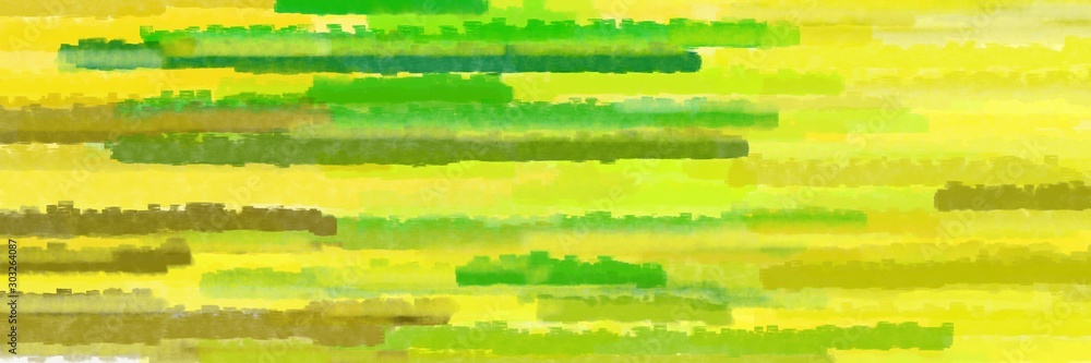 green yellow, lime green and olive drab colors grunge texture graphic background with horizontal strokes